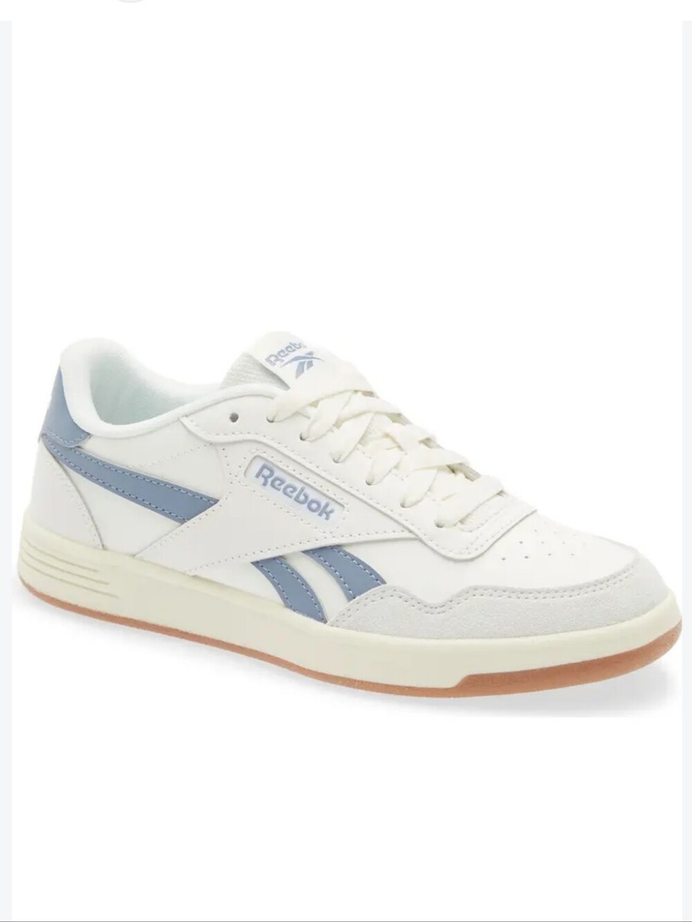 Reebok Court Advance Chaulk/Blue Retro Sneaker - 7